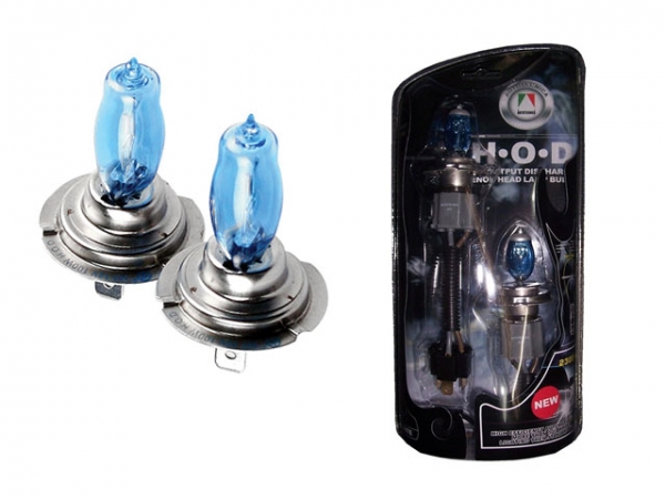 נורות אור לבן דמויי קסנון 12V H7 6000K