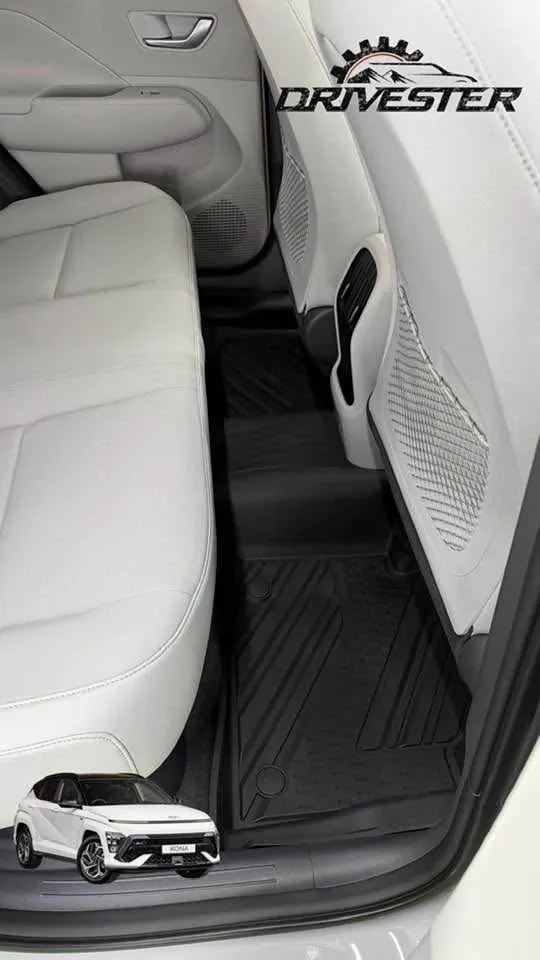 סט שטיחים  מותאם לרכב יונדאי קונה 2023 ומעלה  גרסא 2