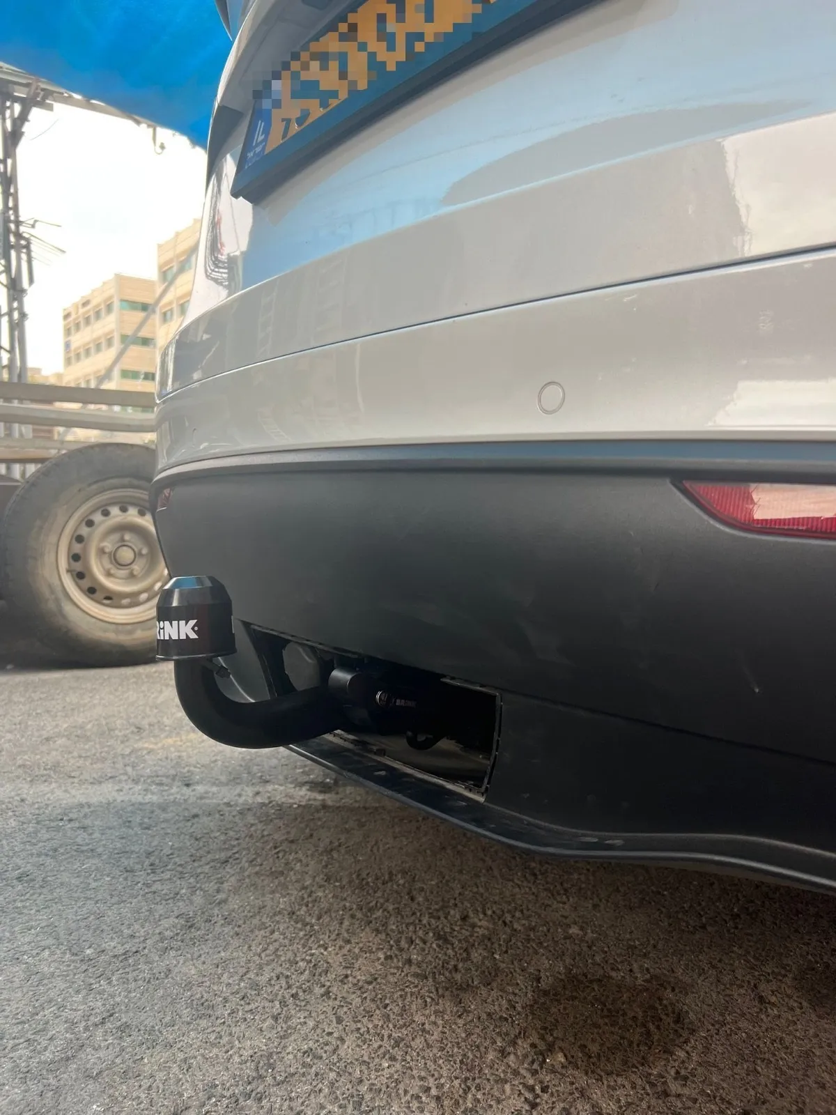 וו גרירה ורטיקלי נשלף רכב טסלה Y כולל התקנה- באישור משרד התחבורה 