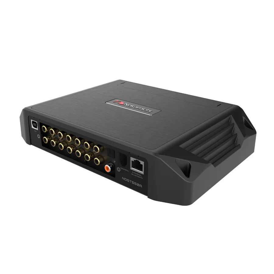 מגבר DSP חמישה 5 ערוצים לרכב Nakamichi NDST550A  - מתחבר לכל מכשיר מקורי ברכב 